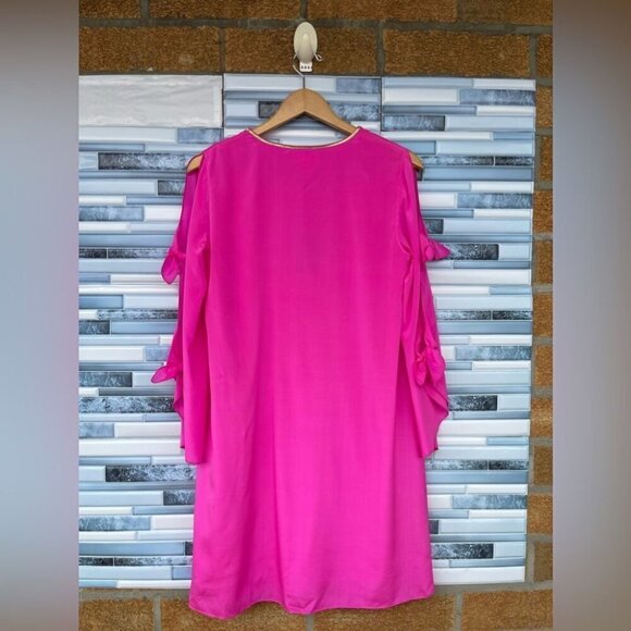 COPY - Lilly Pulitzer. Avila Stretch Silk Dress medium - Picture 9 of 15